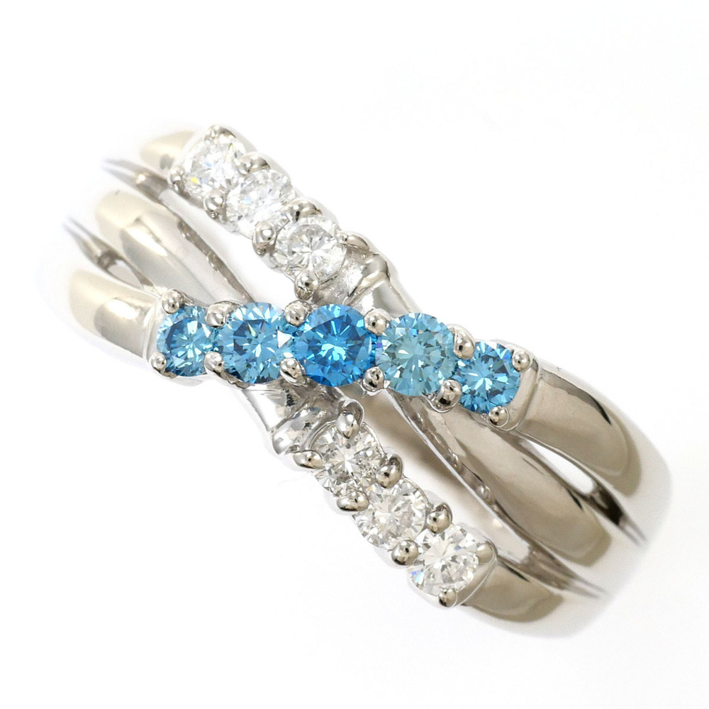 VINTAGE Silver Diamond Ring